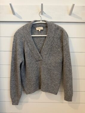 Sezane Cody Jumper Mid Heather Grey - Size XS